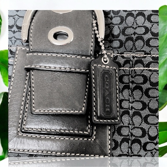 Coach Soho Vintage Bag - Navy Blue Coach Purse - Large Coach Bag - Picture 2 of 8